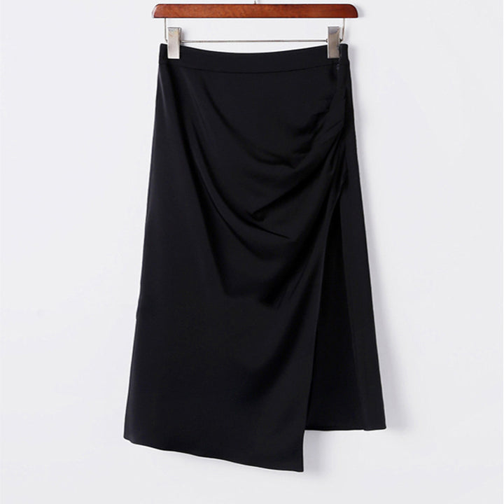 Damen Eleganter Wickelrock mit fließendem Design Drune