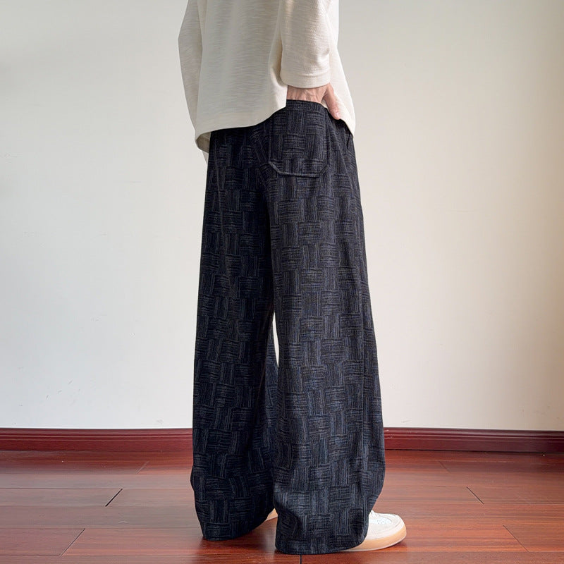 Herren Moderne Freizeithose mit grafischem Muster Drune