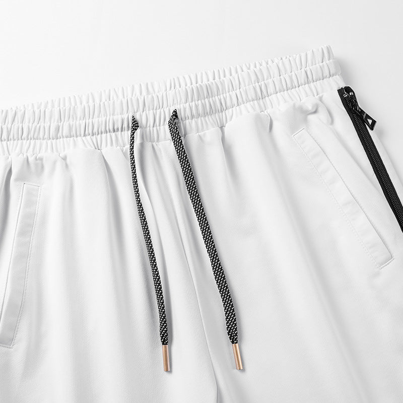 Herren Locker geschnittene Streetstyle Jogginghose mit Bandana‑Seiteneinsatz und elastischem Saum Drune