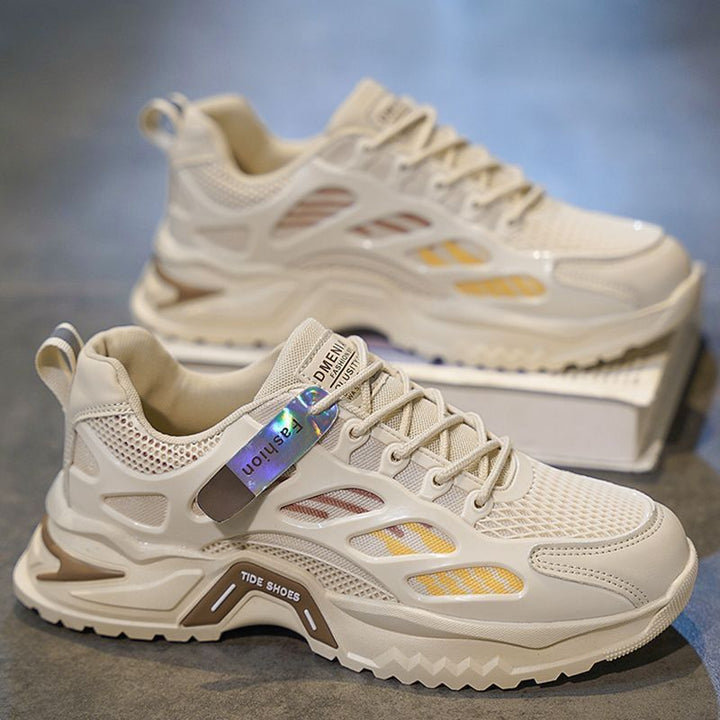 Damen Sneakers mit atmungsaktiver Mesh-Oberfläche und stoßdämpfender Sohle Drune