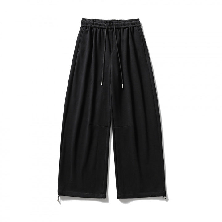 Unisex Weite Sweatpants mit Tunnelzugbund, Kordelzug und verstellbaren Beinriegeln Drune