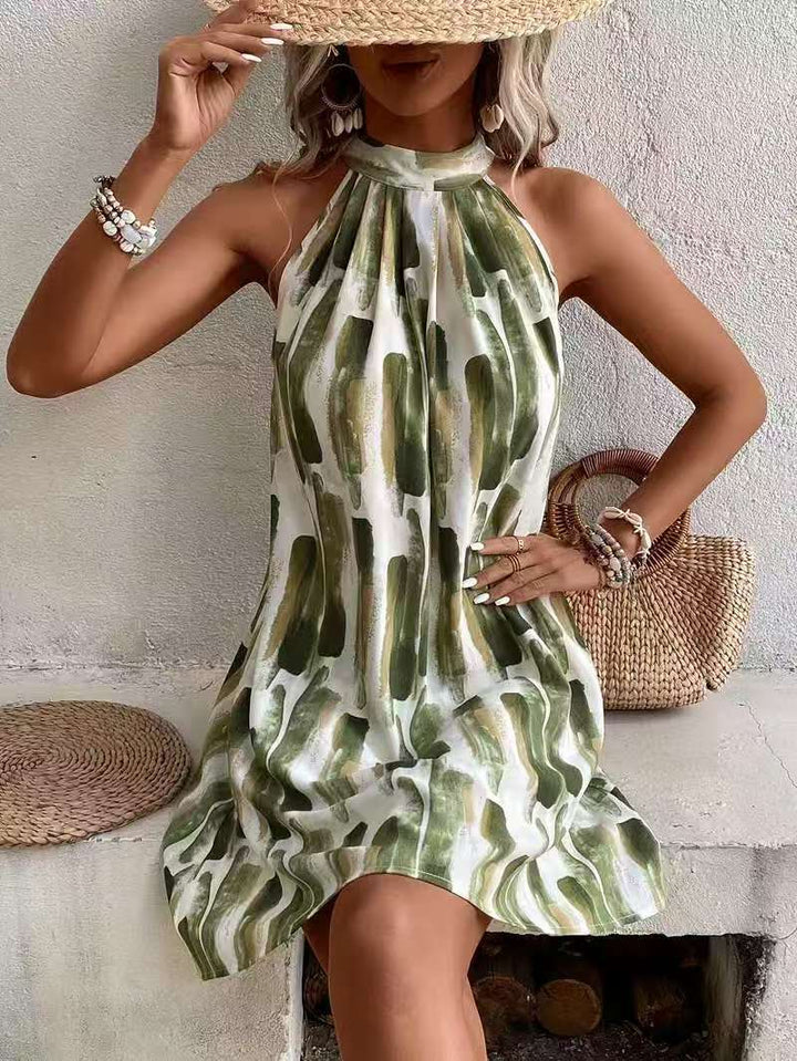 Damen Sommerkleid mit modernem Muster Drune