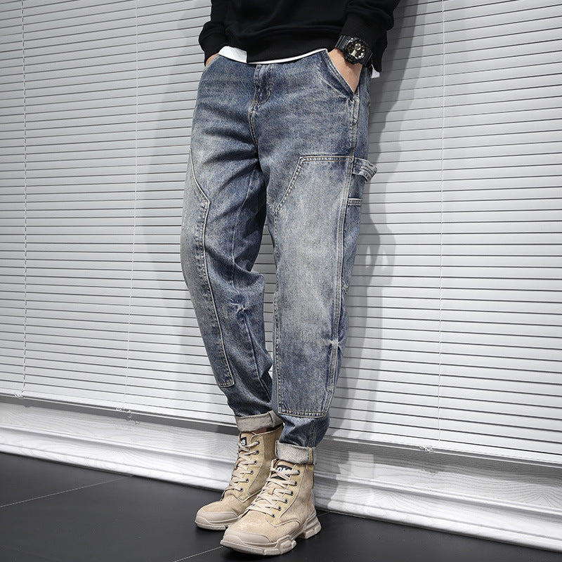 Herren Lässige Cargo-Jeans mit innovativem Design Drune