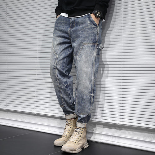 Herren Lässige Cargo-Jeans mit innovativem Design Drune