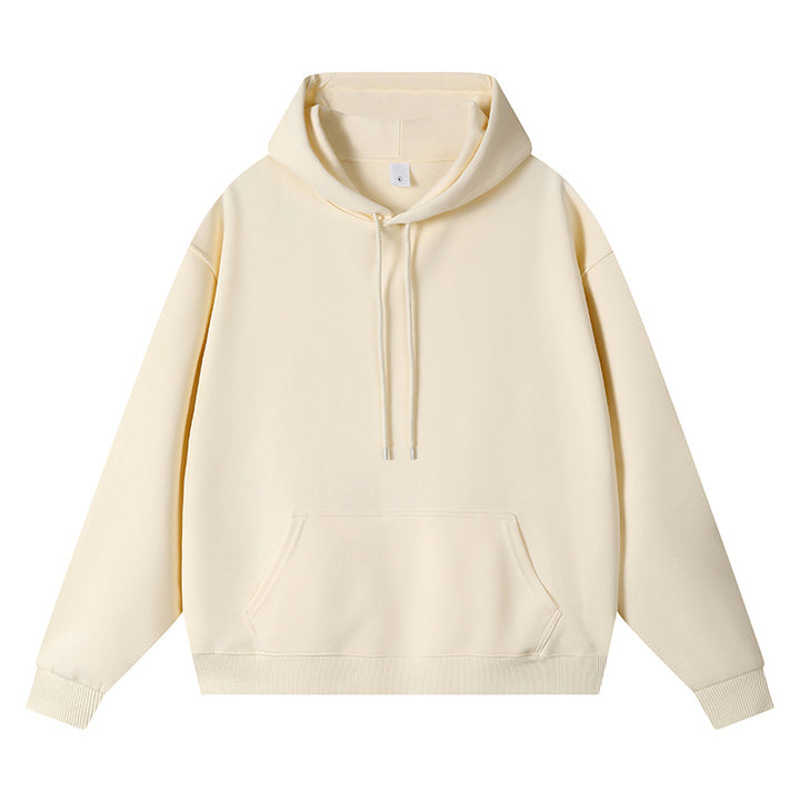 Unisex Oversize-Kapuzenpullover mit Kängurutasche und Rippbündchen Drune