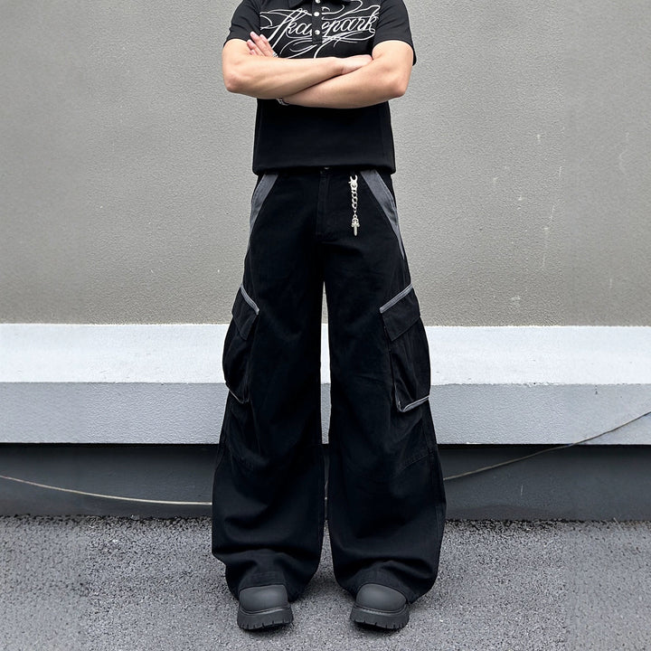 Herren Modische Baggy Cargo-Hose Drune