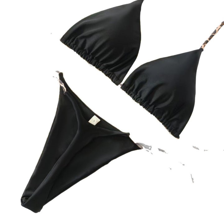 Damen Triangel-Bikini mit floralem Detail Drune