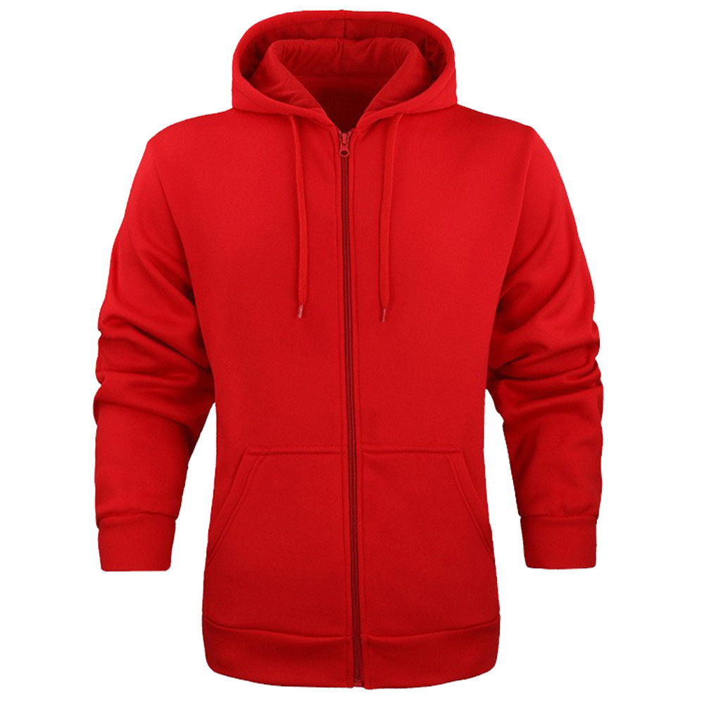Herren Kapuzensweatshirt mit durchgehendem Reißverschluss und praktischen Taschen Drune