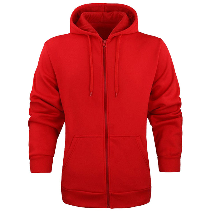 Herren Kapuzensweatshirt mit durchgehendem Reißverschluss und praktischen Taschen Drune