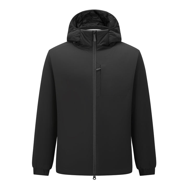 Herren Kapuzen-Softshelljacke mit Zwei-Wege-Reißverschluss, wasserabweisender Membran und Brusttasche Drune