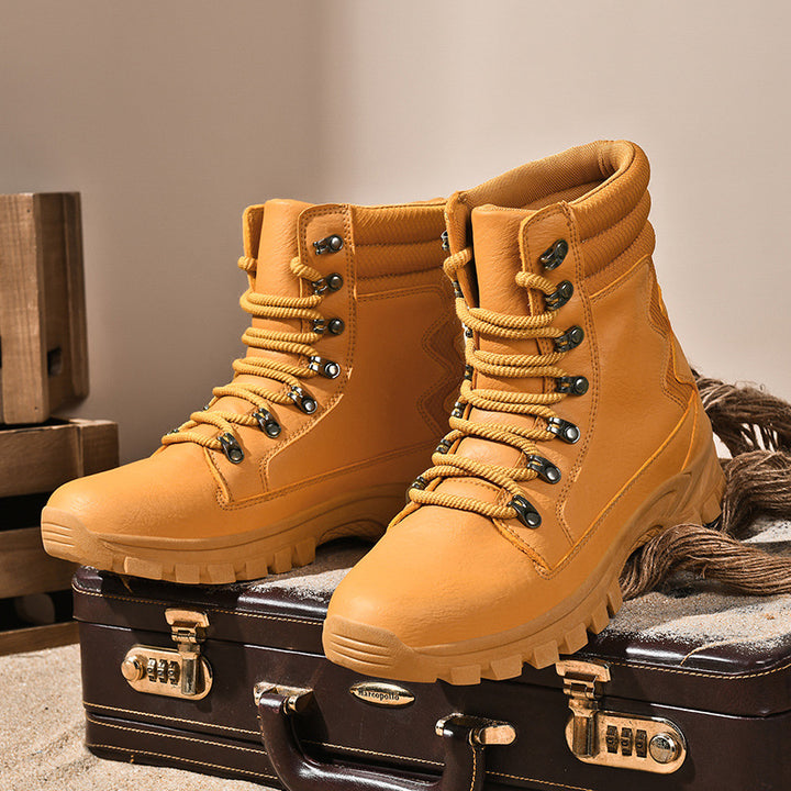 Damen Robuste gepolsterte Trekkingstiefelette mit griffiger Mehrzonenprofilsohle Drune