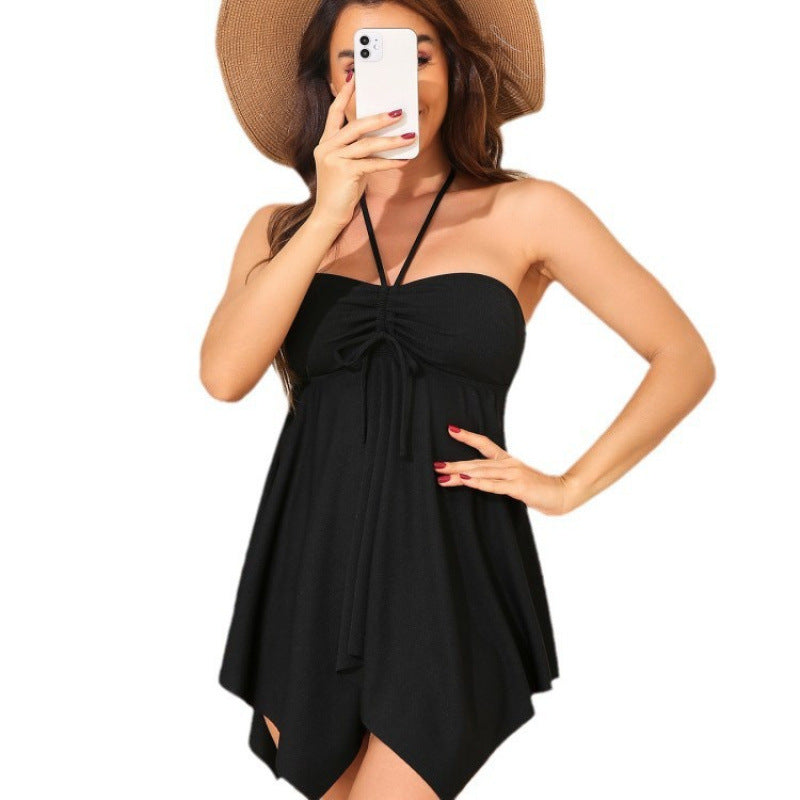 Damen Strandkleid mit asymmetrischem Saum Drune