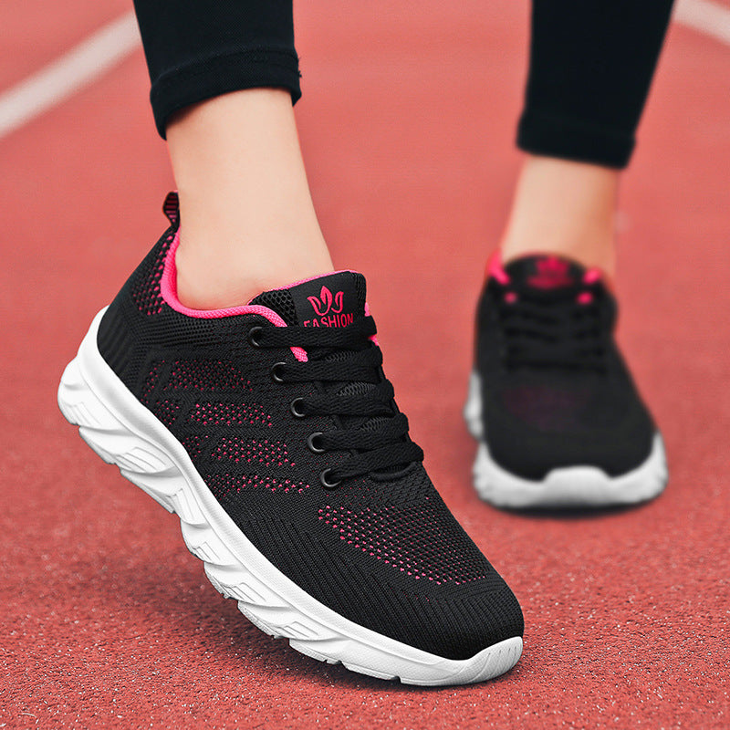 Unisex nan ultraleichter Strick-Sneaker mit dämpfender Schaumsohle und elastischem Obermaterial Drune