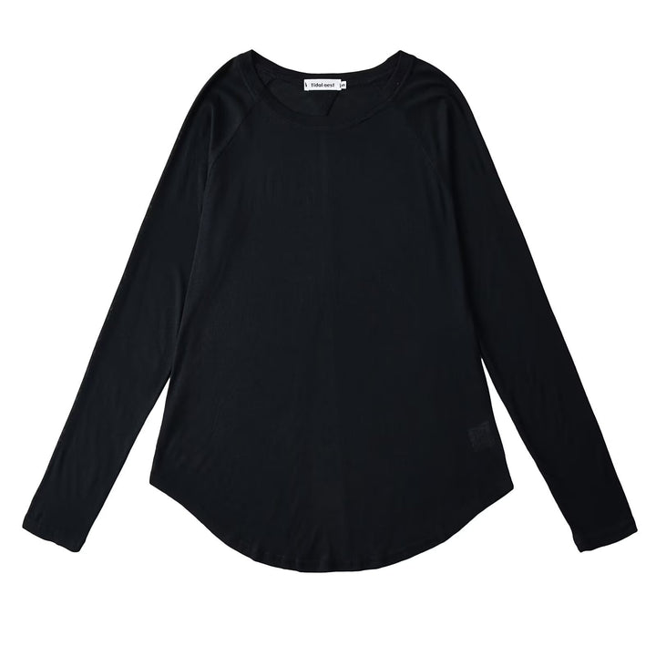 Damen lässiges Langarm-T-Shirt Drune
