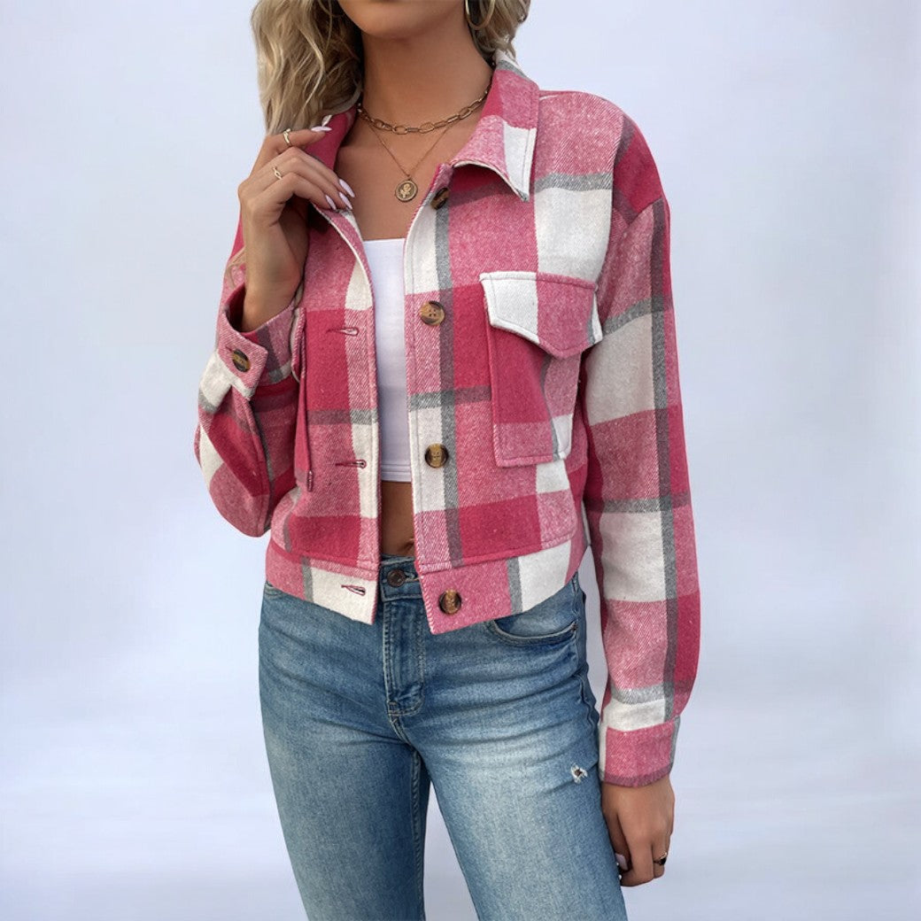 Drune | Modische Karo Jacke