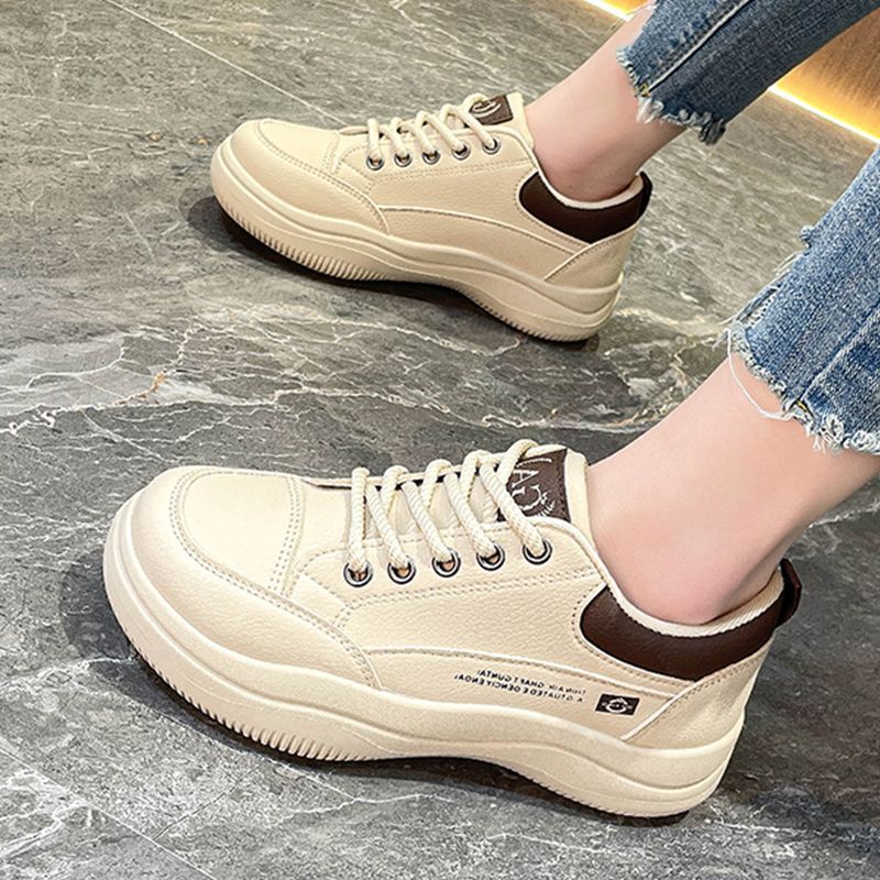 Damen Lässige Sneakers mit atmungsaktiver Oberflächenstruktur und dämpfender Sohle Drune