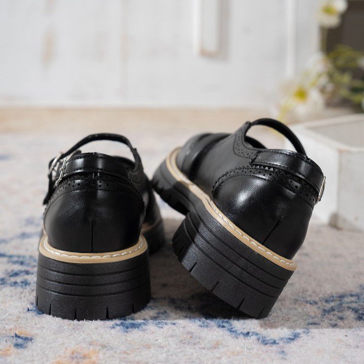 Damen Modische Ballerinas mit Doppelriemen und atmungsaktiver Sohle Drune