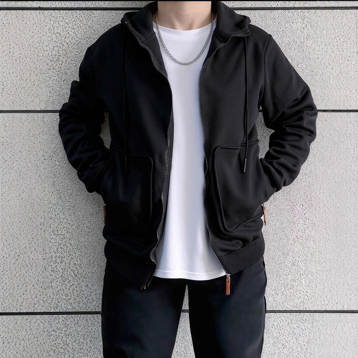 Herren Sportliche Fleecejacke Drune