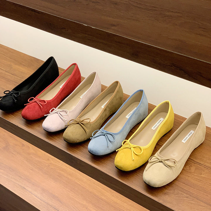 Damen Ballerina-Schuhe mit raffiniertem Schleifenakzent Drune