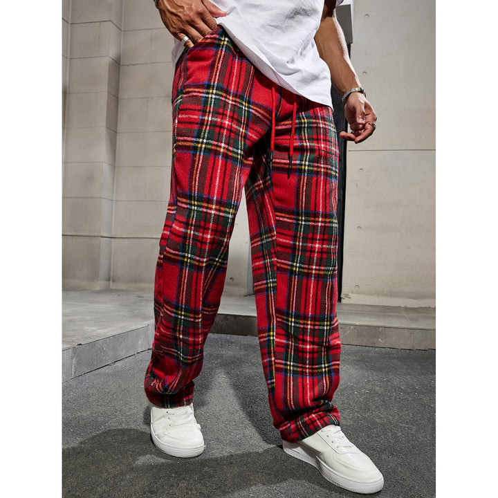 Herren Karierte Freizeithose Drune