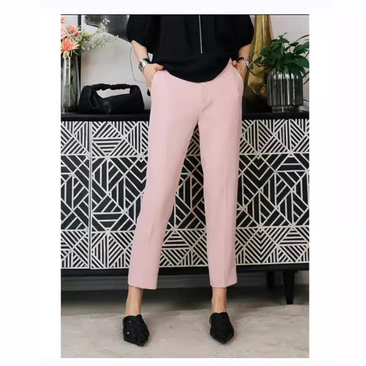 Damen Hochtaillierte Business-Hose Drune