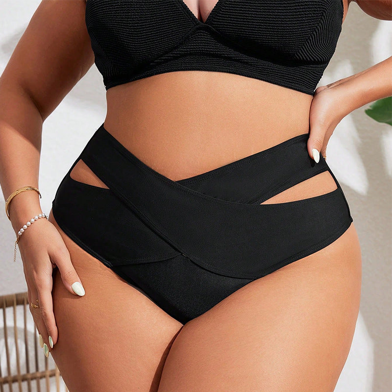 Damen Hoch taillierter Bikinislip mit raffiniertem Schnitt und seitlichen Cut-Outs Drune