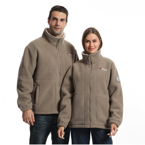 Herren Weiche Fleecejacke mit Reißverschluss Drune