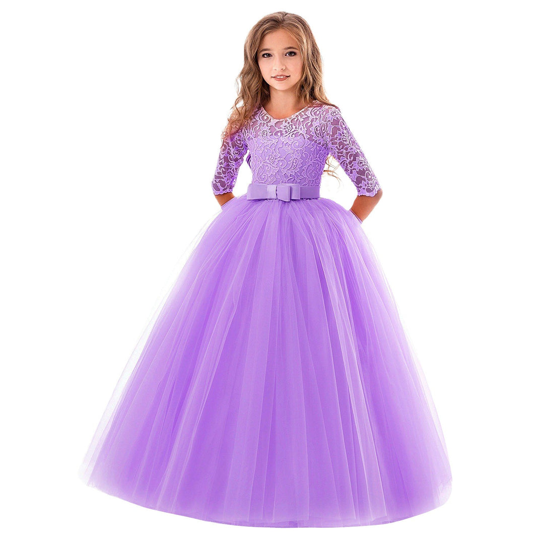 Damen Prinzessinnenkleid mit Spitzenoberteil und Tüllrock Drune
