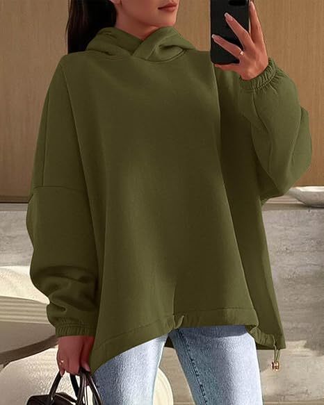 Damen Kapuzenpulli Drune