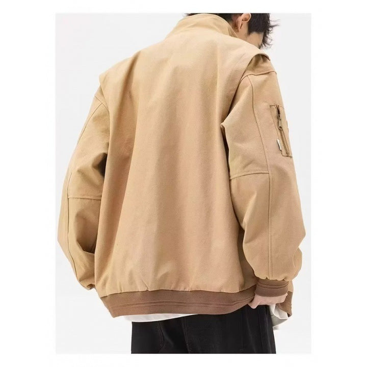 Herren robuste Arbeitsjacke mit multifunktionalen Taschen und elastischen Bündchen Drune