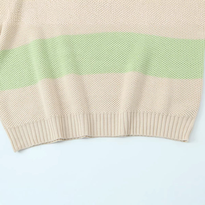 Damen Oversized Off-Shoulder-Pullover mit Carmenkragen, Waffelstrick und Zierbändern Drune