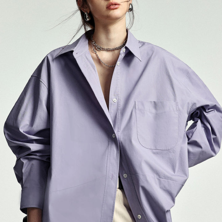 Damen Oversized Hemd Drune