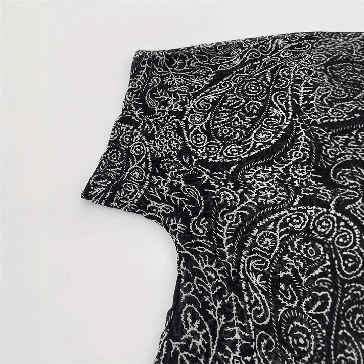 Damen Kimono-Jacke mit trendigem Muster und lockerem Schnitt Drune