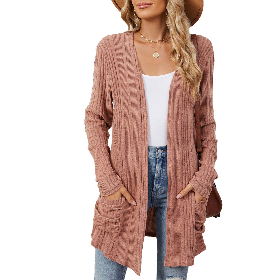 Damen lässiger Strickcardigan Drune