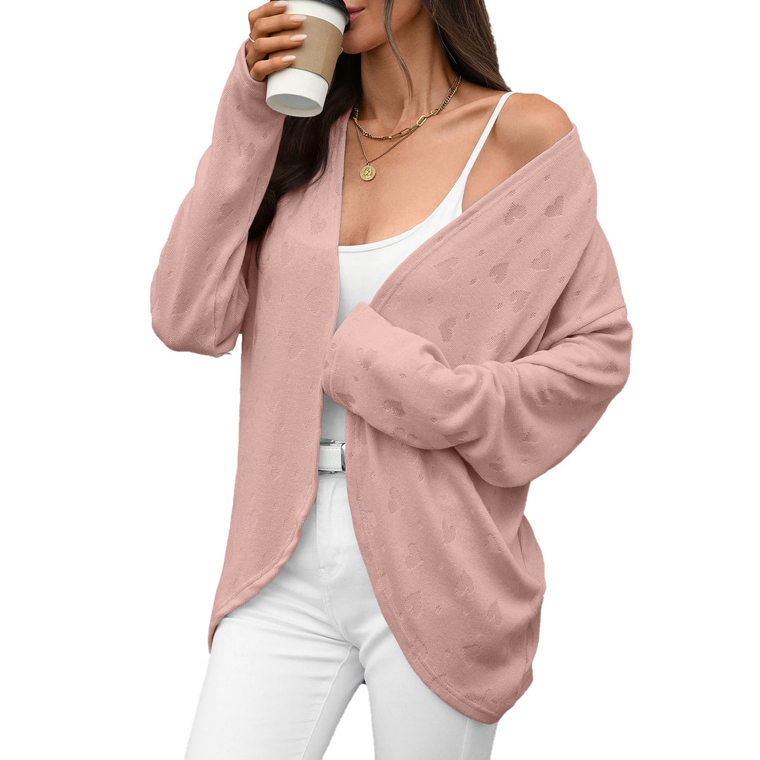 Damen Oversized Pulloverjacke Drune