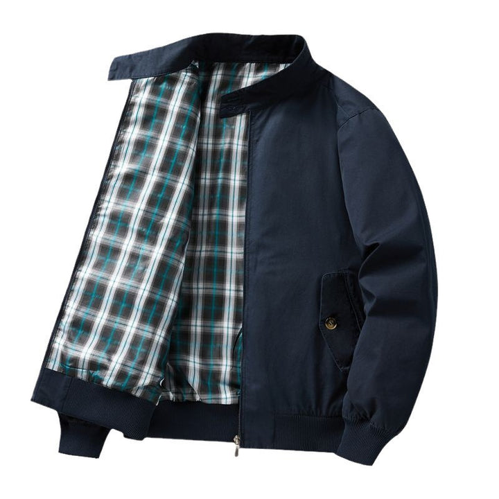 Herren Leichte Übergangsjacke mit Karo-Innenfutter Drune