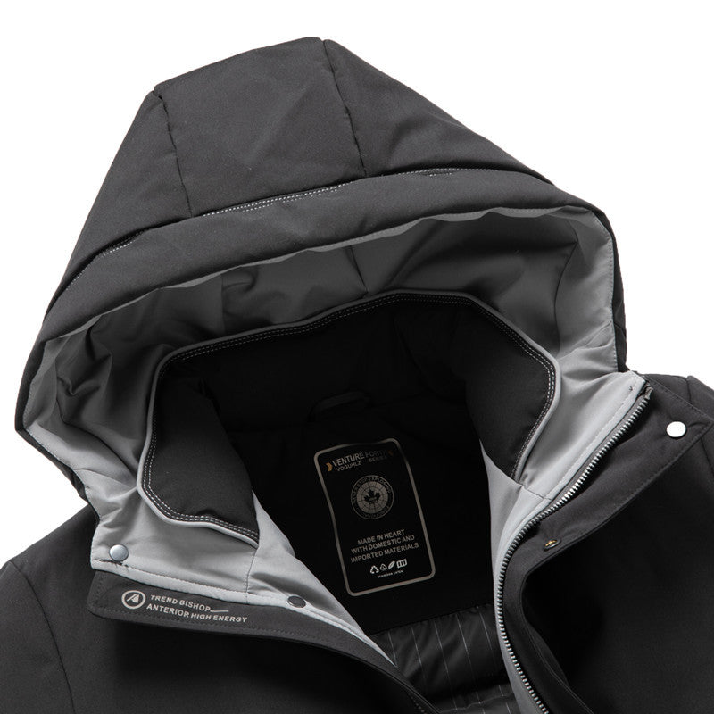 Herren Winterparka mit abnehmbarer Stepp-Innenjacke Drune