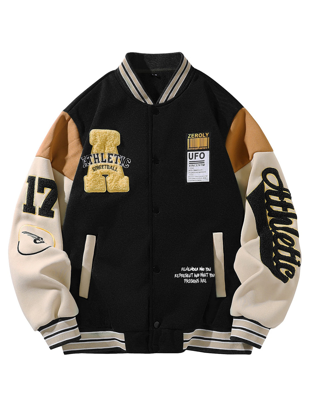 Herren Elegante College-Jacke Drune