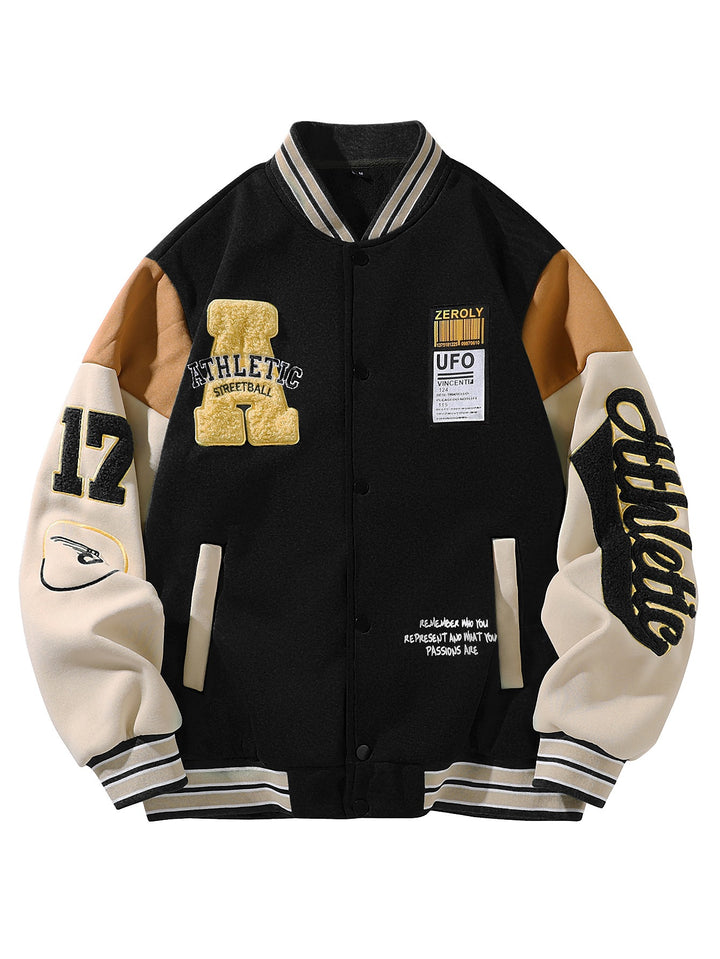 Herren Elegante College-Jacke Drune