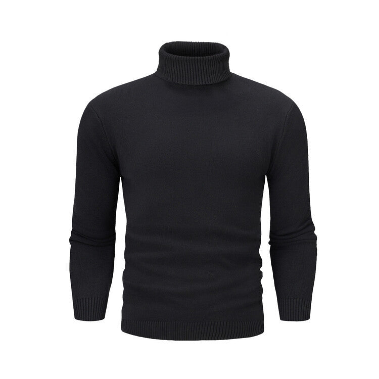 Herren eleganter Rollkragenpullover aus feiner Merinowolle Drune