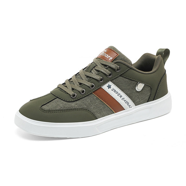 Herren nan urbaner Canvas- und Kunstleder-Sneaker mit gepolstertem Einstieg und profilierter Gummisohle Drune