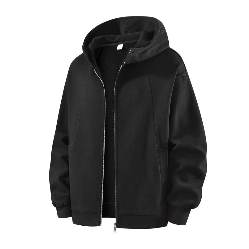Herren Sportlicher Hoodie mit durchgehendem Reißverschluss