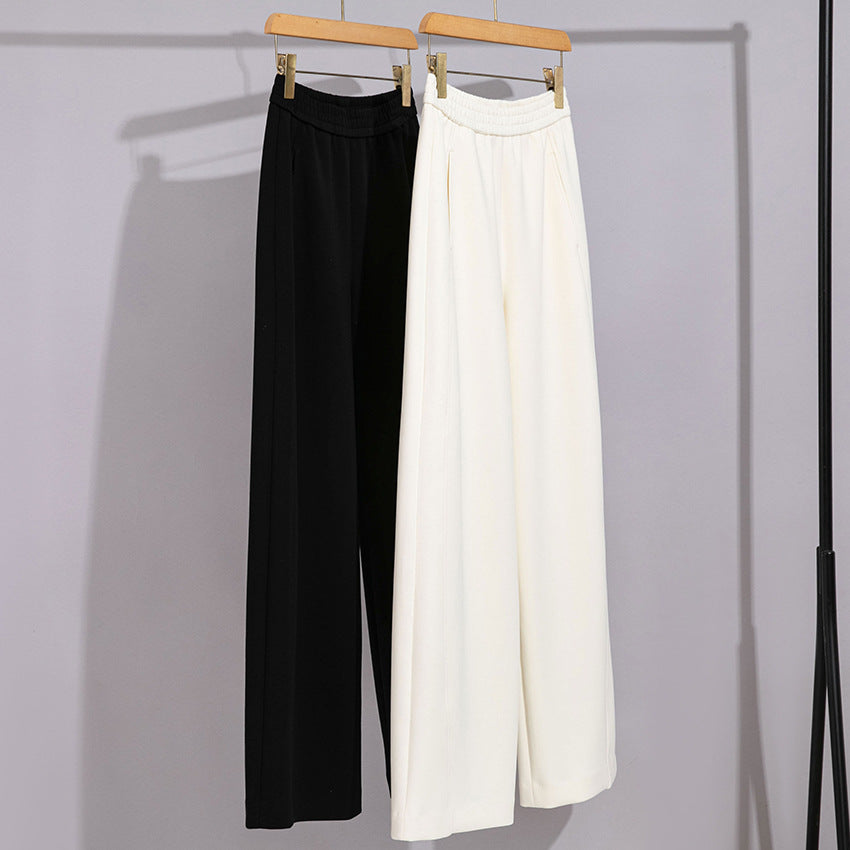 Damen Weite Jersey-Culotte mit hohem Taillenbund und versteckten Eingrifftaschen Drune