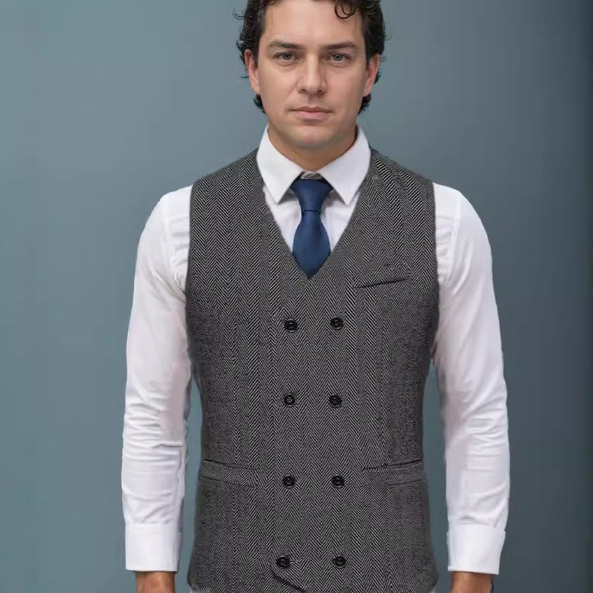 Herren elegante Weste im modernen Design Drune