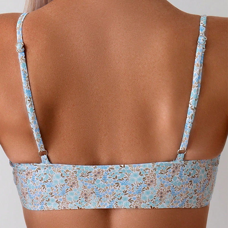 Damen Bikini-Set mit floralem Design und raffinierten Details Drune