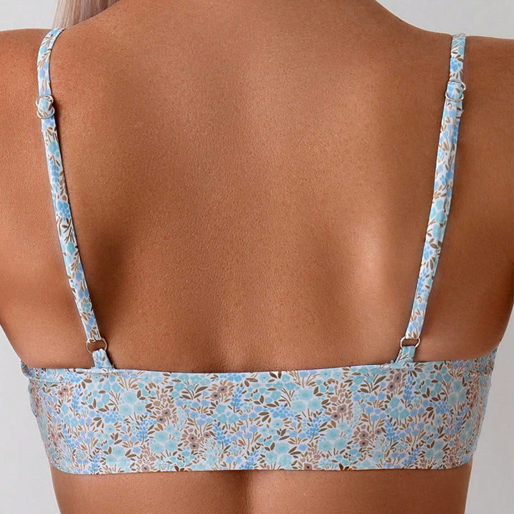 Damen Bikini-Set mit floralem Design und raffinierten Details Drune