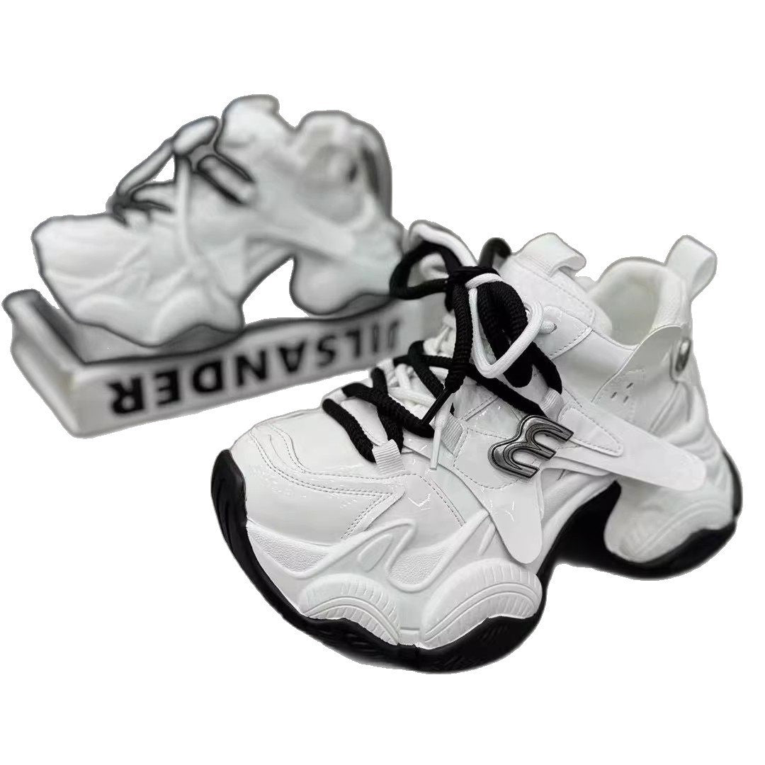 Damen Trendige Chunky Sneakers mit atmungsaktiver Mesh-Oberfläche und innovativer Dämpfung Drune