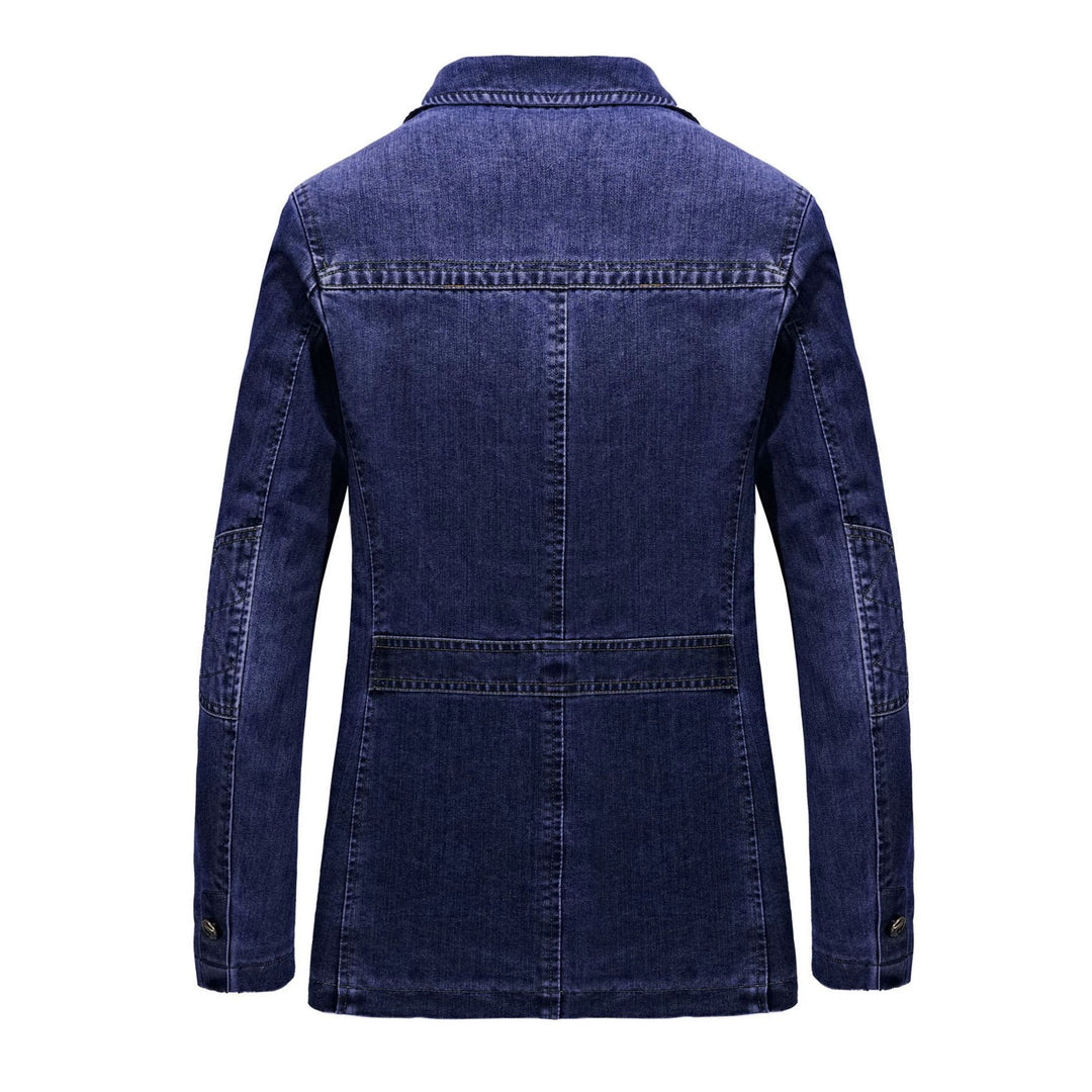 Herren Modische Denim Blazerjacke Drune