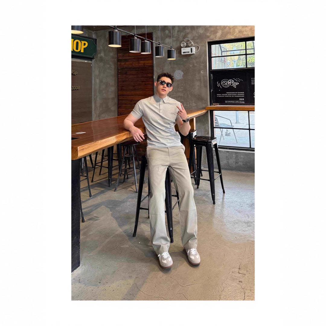 Herren Lässige Chino-Hose Drune