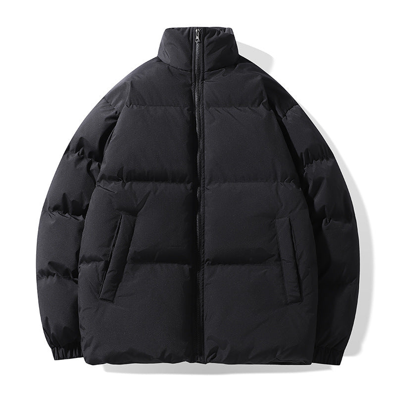 Herren Oversize Steppjacke mit hohem Stehkragen und verdeckten Eingrifftaschen Drune